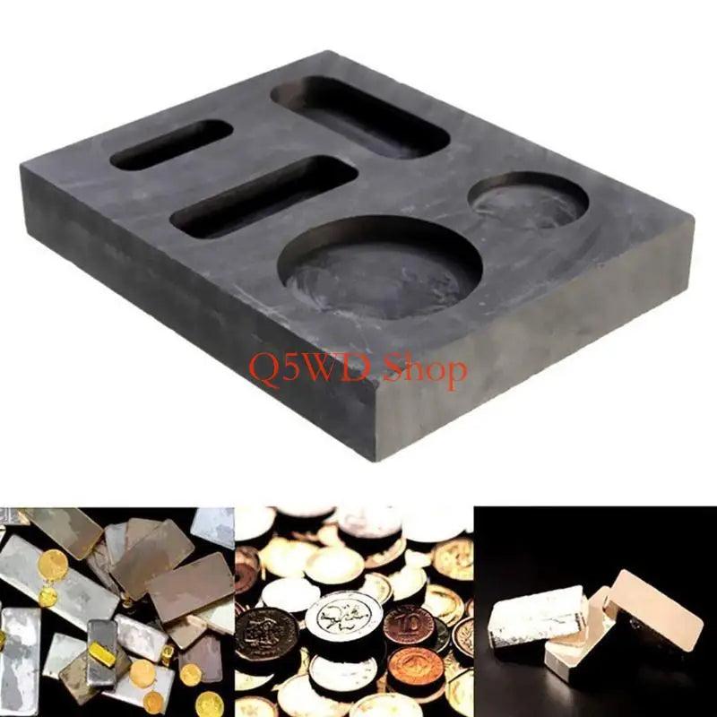 Q5WD Casting Ingot Mold 5 in 1 Mold Coin Combo Melting Ingot Mold Durable