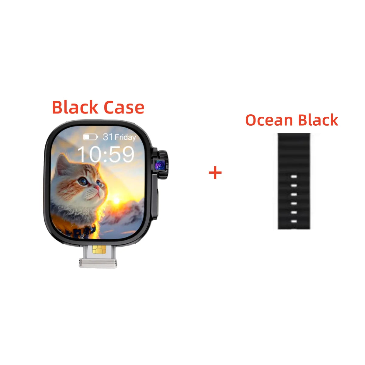 S10 Ultra 3 Smartwatch — 2.29" Curved Display, GPS, WiFi & SIM Support