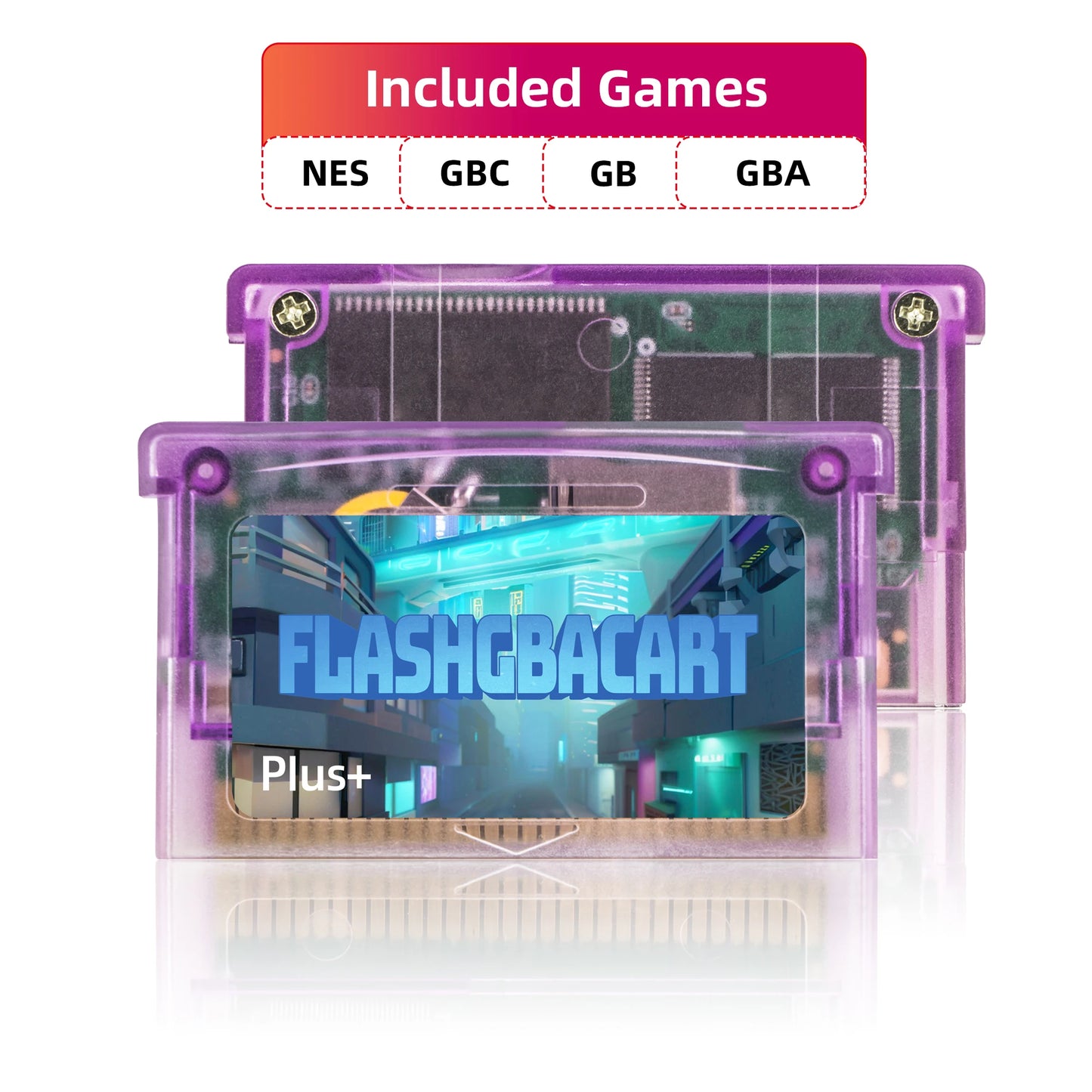For Game GBA Rewritable Cart FlashGBACart Plus+ Backup Device RTC Compatible with GBA GBC GB NES Series