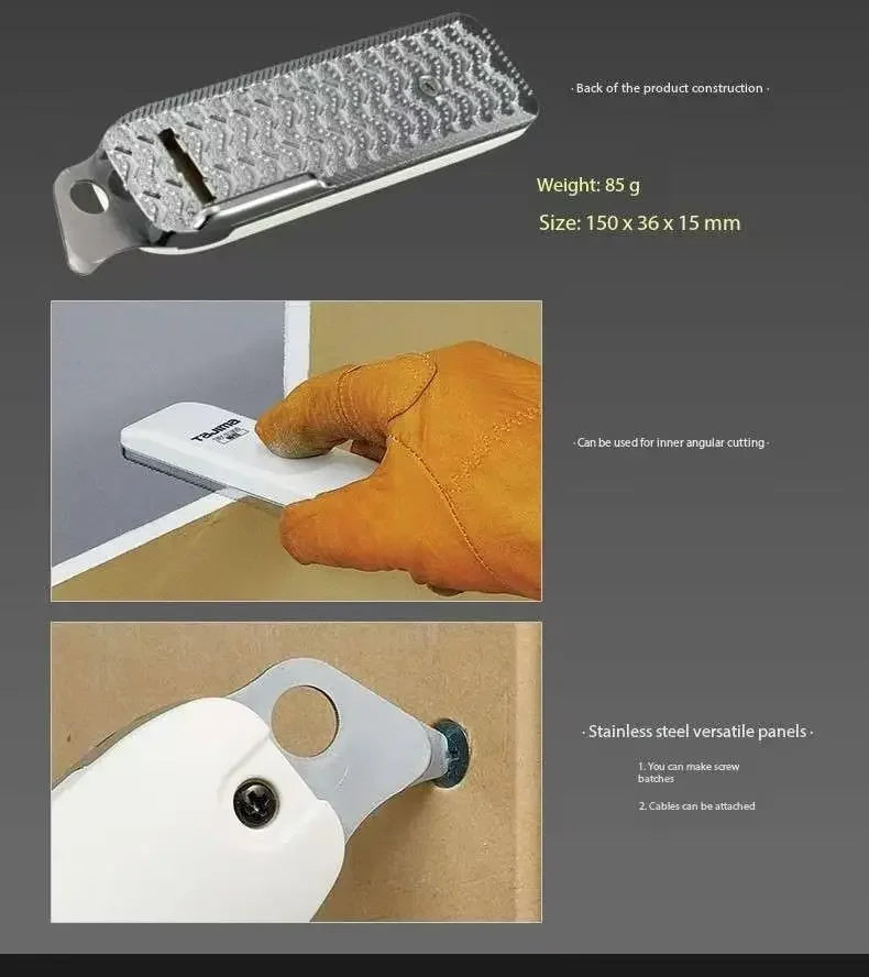 TAJIMA 1109 SERIES Plasterboard file Medium/fine toothed single face hand plane flat file Woodworking tools TBY-S130C/TBY-S130S
