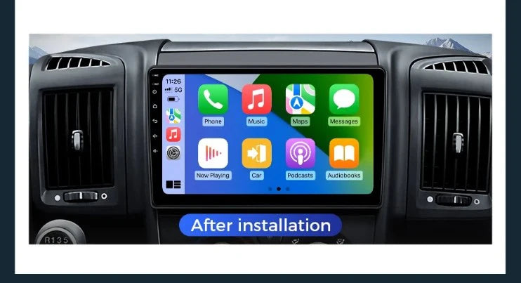 Android 16 For Fiat Ducato Peugeot Boxer Citroen Jumper 2006-2022 2K QLED Android Car Radio Multimedia stereo Player GPS CarPlay