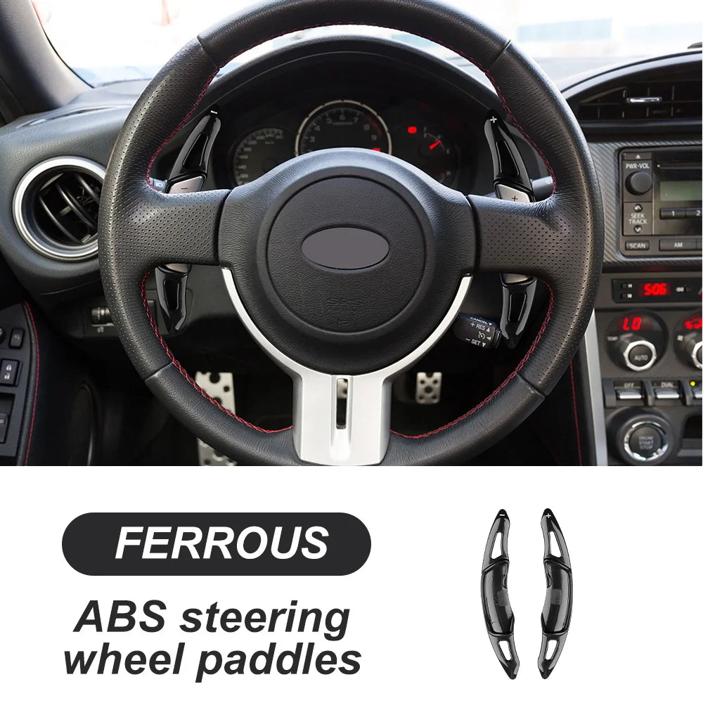 Car Steering Wheel Shift Paddle Shifter Extended Carbon Fiber ABS For Subaru BRZ Impreza WRX XV Crosstrek Forester For Toyota 86