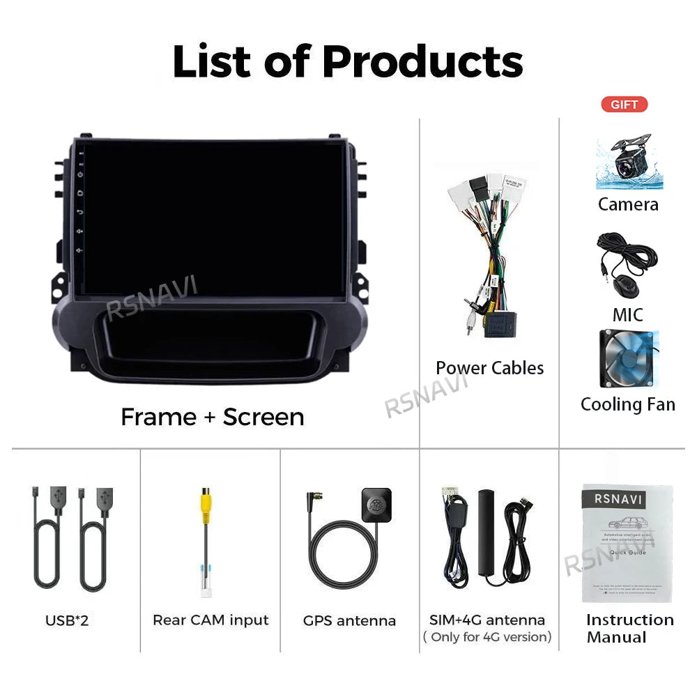 Android 16 Carplay Auto Car Radio Multimedia Player For Chevrolet Malibu 2012-2015 Autoradio DSP GPS Stereo WIFI 2din 16G-512G
