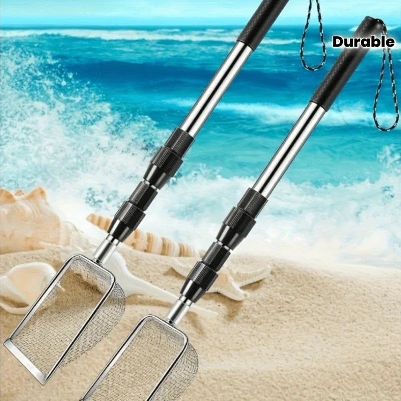 Extendable Cat Litter Scoop - Stainless Fine Mesh Screen