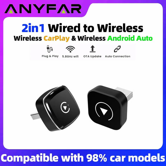 Wireless CarPlay & Android Auto Adapter