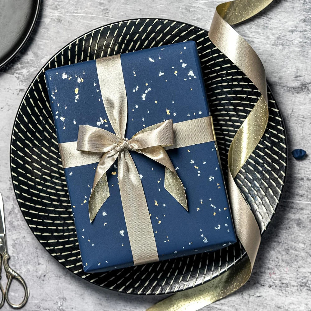 1roll Wrapping Paper Gift Wrapping Paper Gift Floral Wrapping Paper Great for DIY Craft Packaging Christmas Party Gift Box Paper