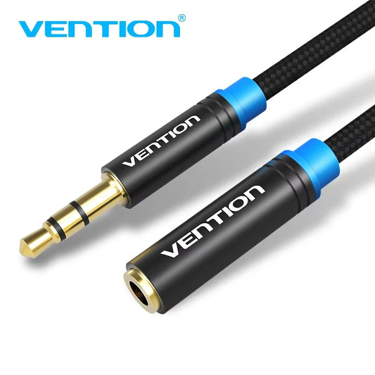 3.5mm Aux Headphone Extension Cable - Male to Female Extender Cord (up to 5M)