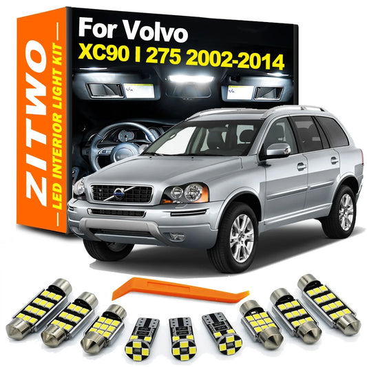 ZITWO LED Interior Sunvisor Roof Map Foot Trunk Light Kit For Volvo XC90 MK1 275 2026- 2026 2026 2026 2026 Car Bulb Accessories