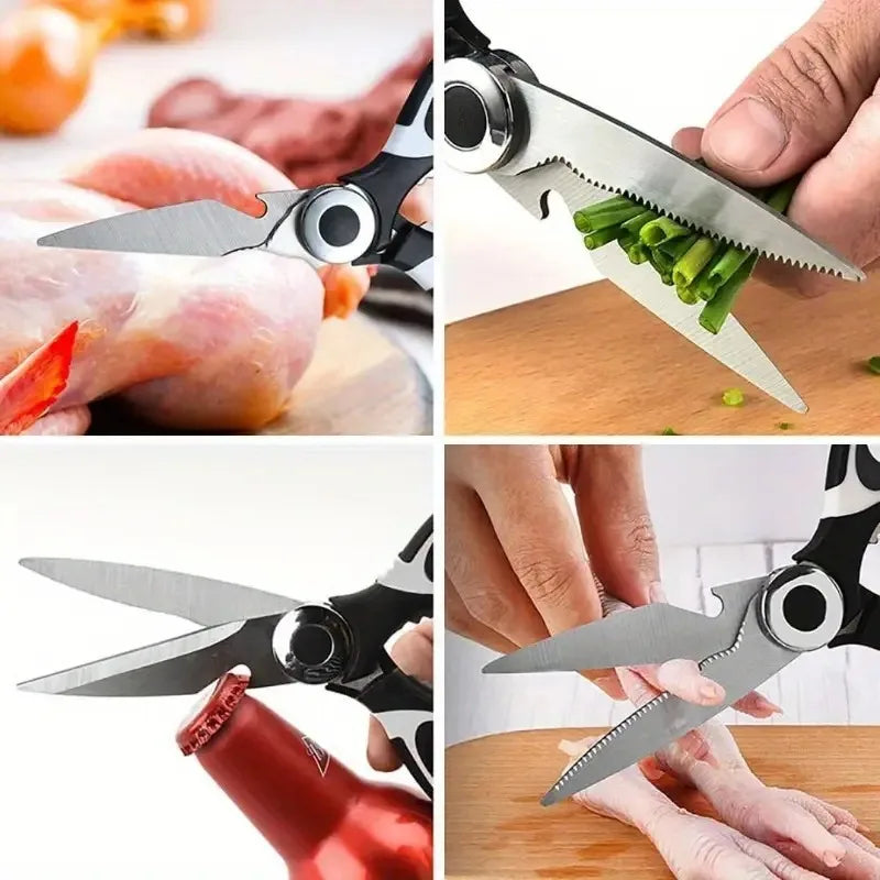 1-Pack All-Purpose Scissors - Holiday Gift Wrapping & Crafting Kit for Christmas Present Prep