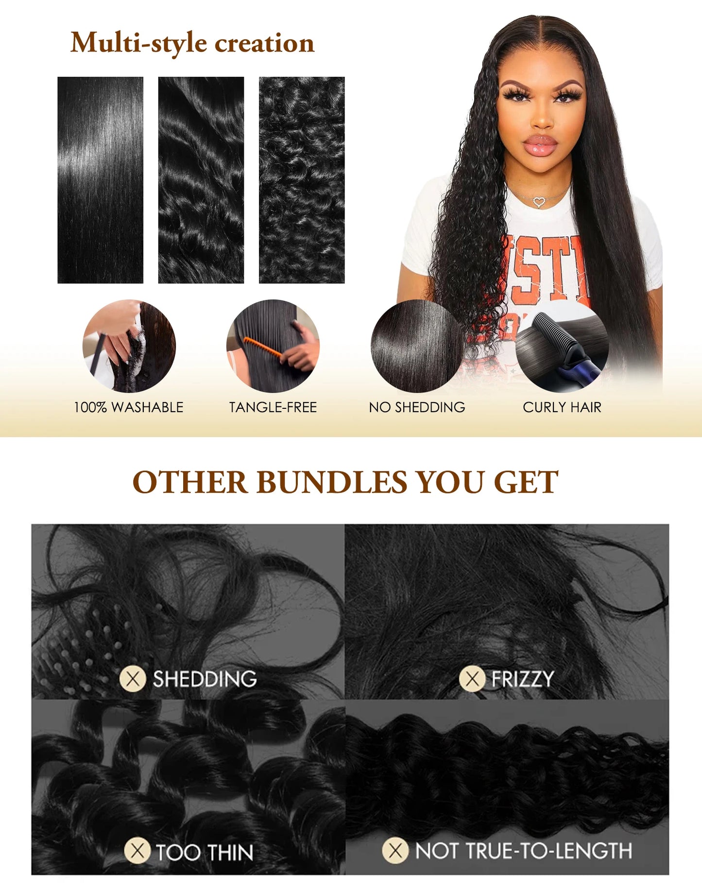 30 40 Inch Straight Bundles Human Hair 16A Remy Brazilian Virgin Weave 1 3 4 Pcs Raw Hair Bundles Extensions For Black Women
