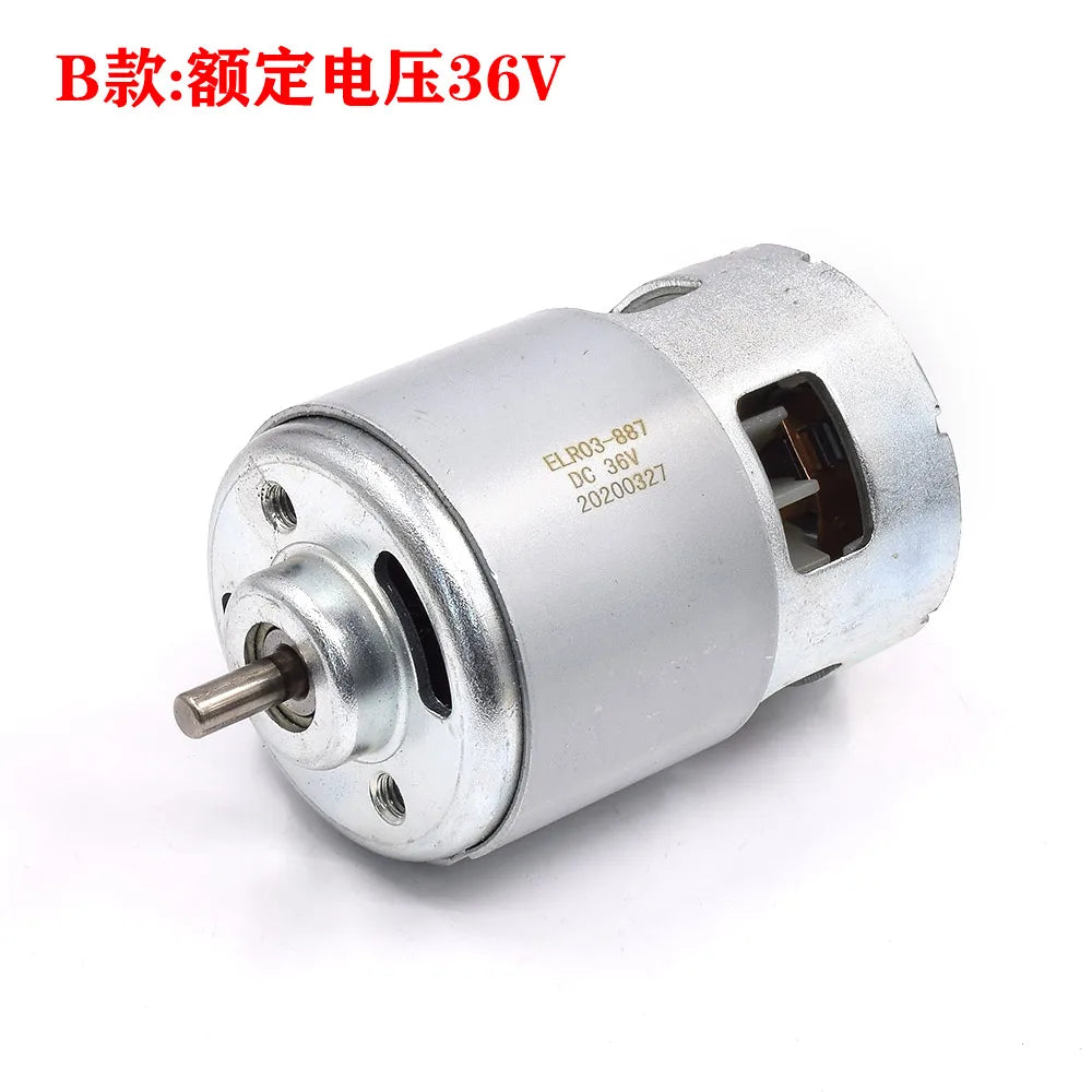 Micro 48mm RS-887 DC Motor  24V-40V 36V High Power Large Torque Ball Bearing Engine For Electric Tools Drill Saw lawn mower