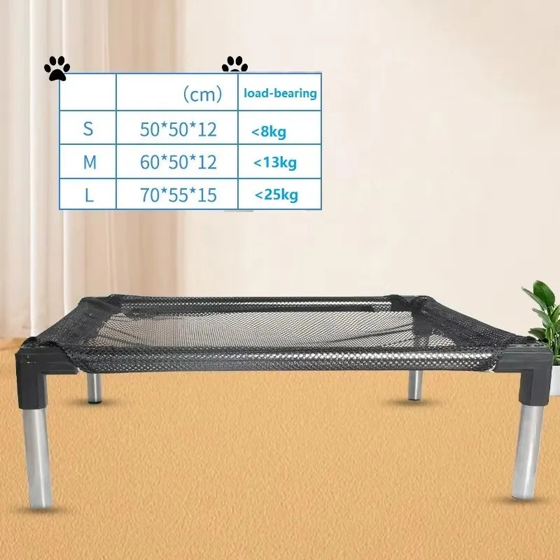 Folding Pet Camping Cot - Portable Raised Bed for Cats & Dogs - photo 6