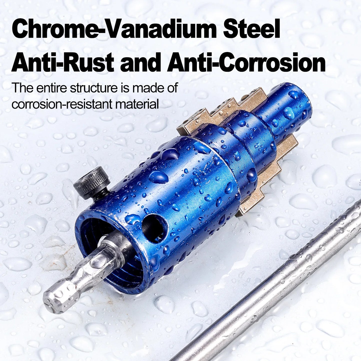 Faucet & Angle Valve Broken Thread Extractor — 4 and 6 Point Screw Removal Tool