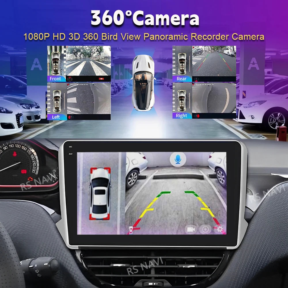 Android 16 Navigation Multimedia Player For Peugeot 2008 208 Series 2012 2013 2014 - 2018 Carplay Auto Stereo BT video Car radio