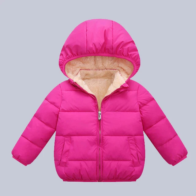 Kids Cartoon Hooded Puffer Coat - Plush Lined Winter Jacket - photo 15