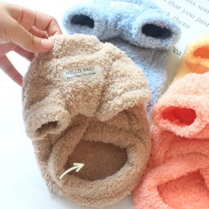 Plush Winter Dog Sweater Coat - Soft Jacket for Small Dogs and Cats - photo 3