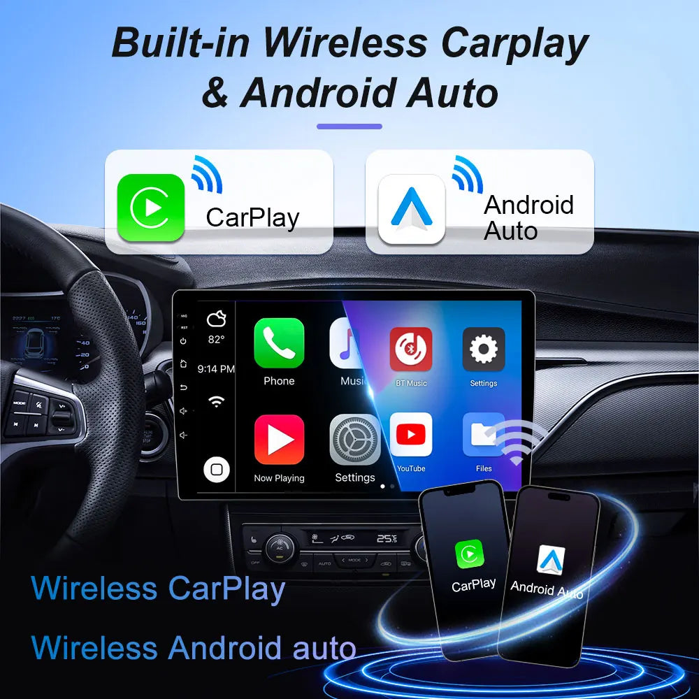 Car Stereo with Apple CarPlay & Android Auto, Compatible with Mercedes-Benz M-Class W164 & GL-Class X164