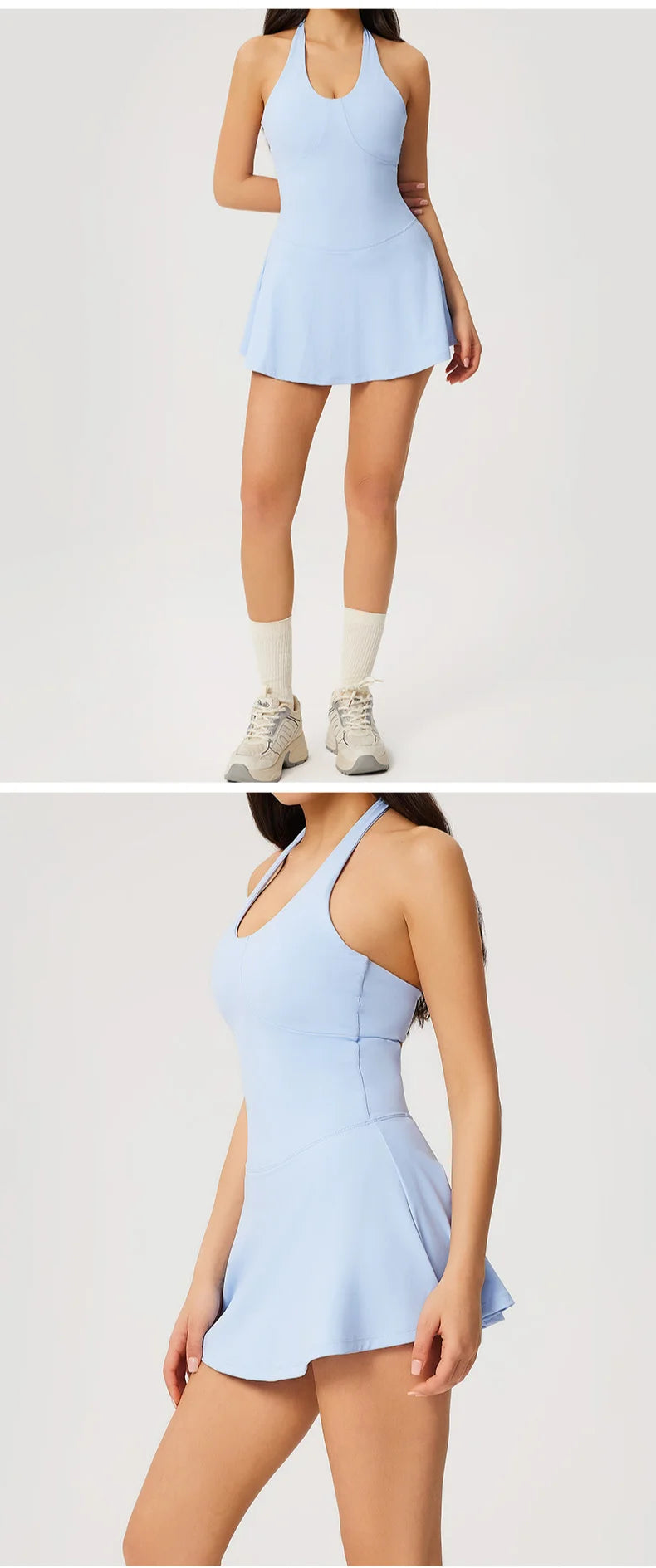 Women's Sleeveless Yoga Romper Jumpsuit – Gym Fitness One-Piece Sportswear | S–XL (Beige, Black, Sky Blue, Pink)