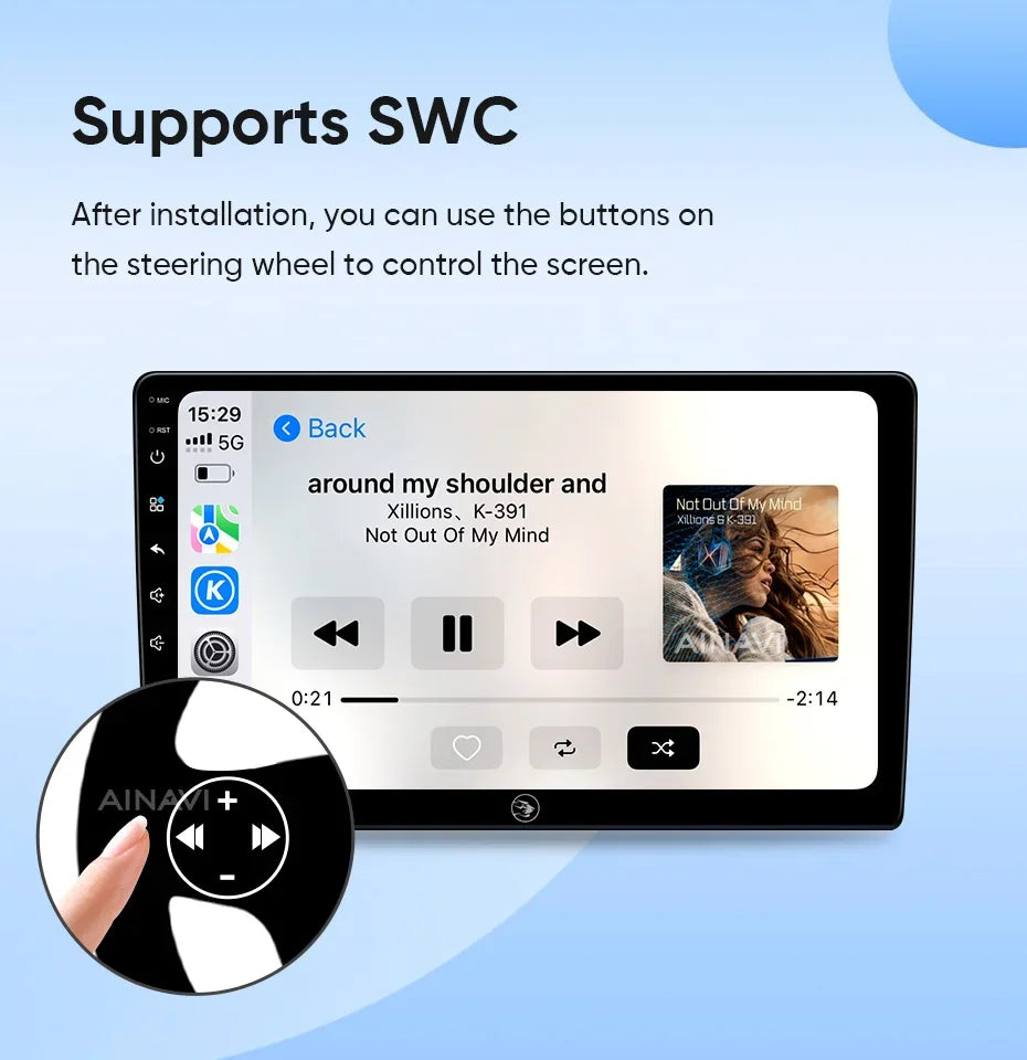 Ainavi Car Multimedia Player For Volkswagen VW Tiguan 2006 2008 2010 2016 Golf Plus Wireless Carplay Android Auto 4G Wifi 2din
