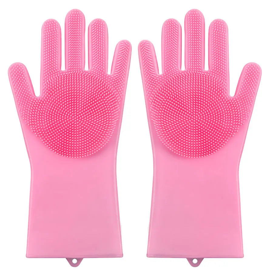 Upgraded Pet Hair Remover Gloves Gentle Deshedding Grooming Gloves for Dogs Cats & Horses Long & Short Hair Pet Grooming Tool
