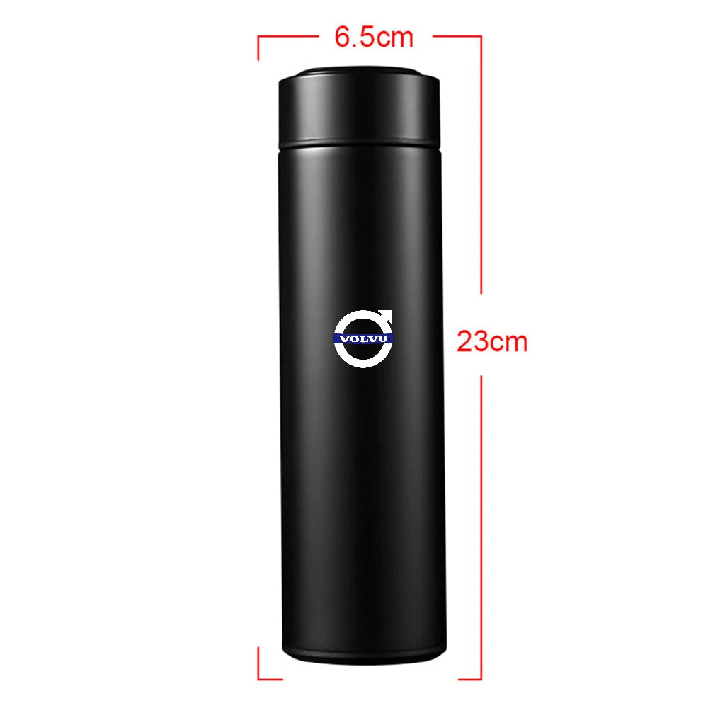 Volvo Smart Thermos Cup – Intelligent Temperature Display Stainless Steel Travel Mug | XC90 S60 XC40 V90
