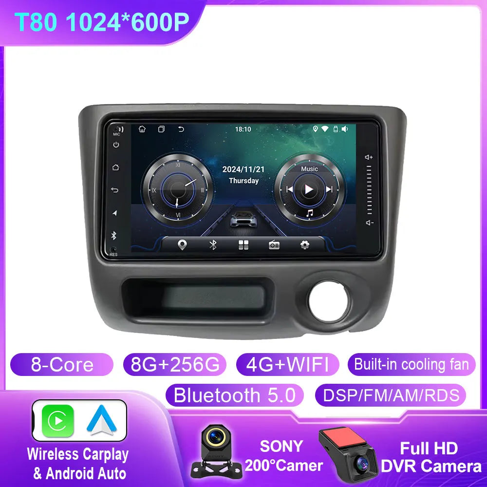 Android Car Stereo for Toyota Vitz, Yaris & Echo (1999–2005) — CarPlay, Android Auto, GPS Navigation
