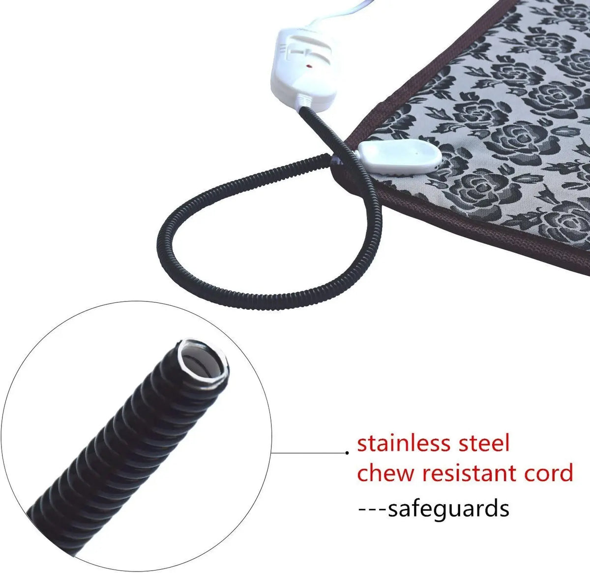 Adjustable Electric Pet Heating Pad - Chew-Resistant Wire – photo 3