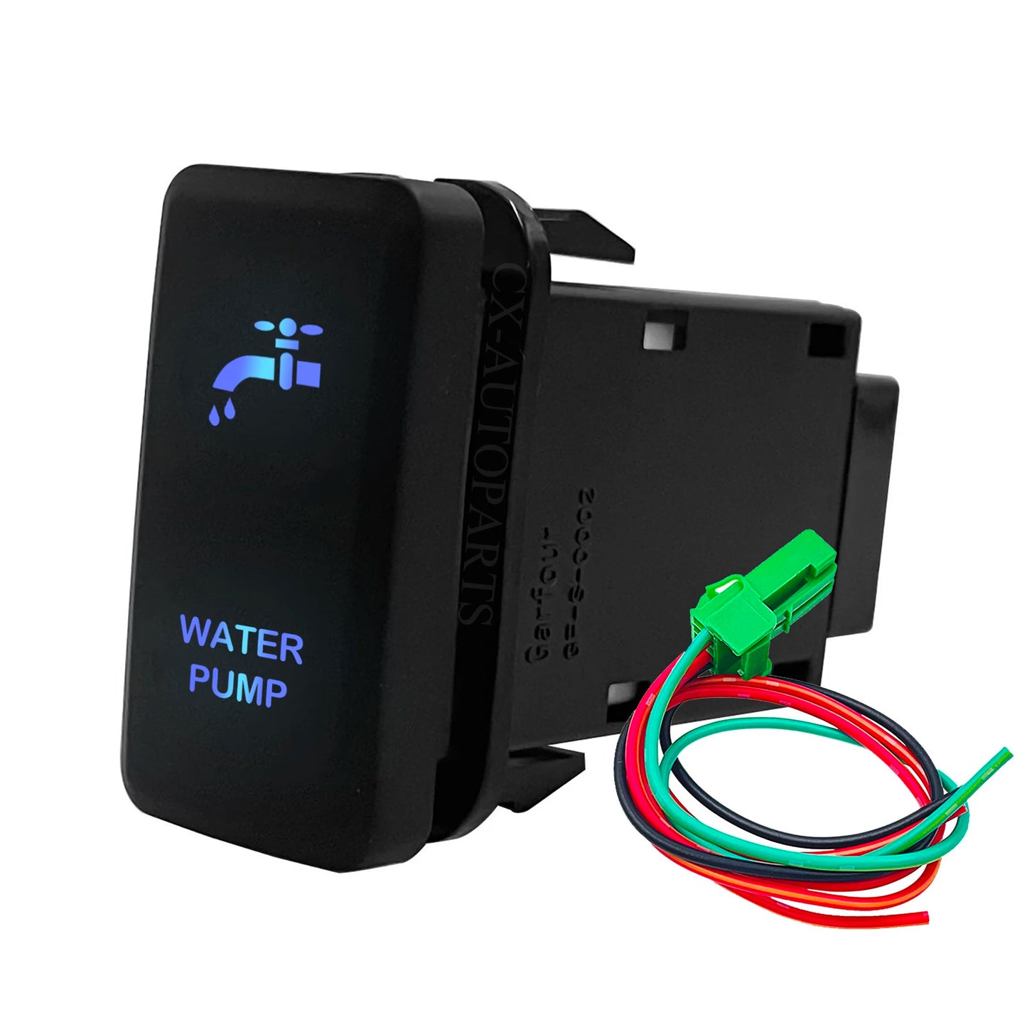 Car Push Switch Blue Led For Toyota Tacoma FJ LandCruiser 4Runner Highlander Hilux Prado LED DRL Light Bar On Off Push Button