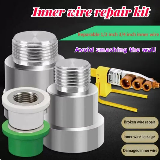 PPR Inner Thread Crack Repair Tool 1/2 Inch 3/4 Inch Anti-smashing Water Pipe Cracking Wire Removal Inner Tooth Replacement
