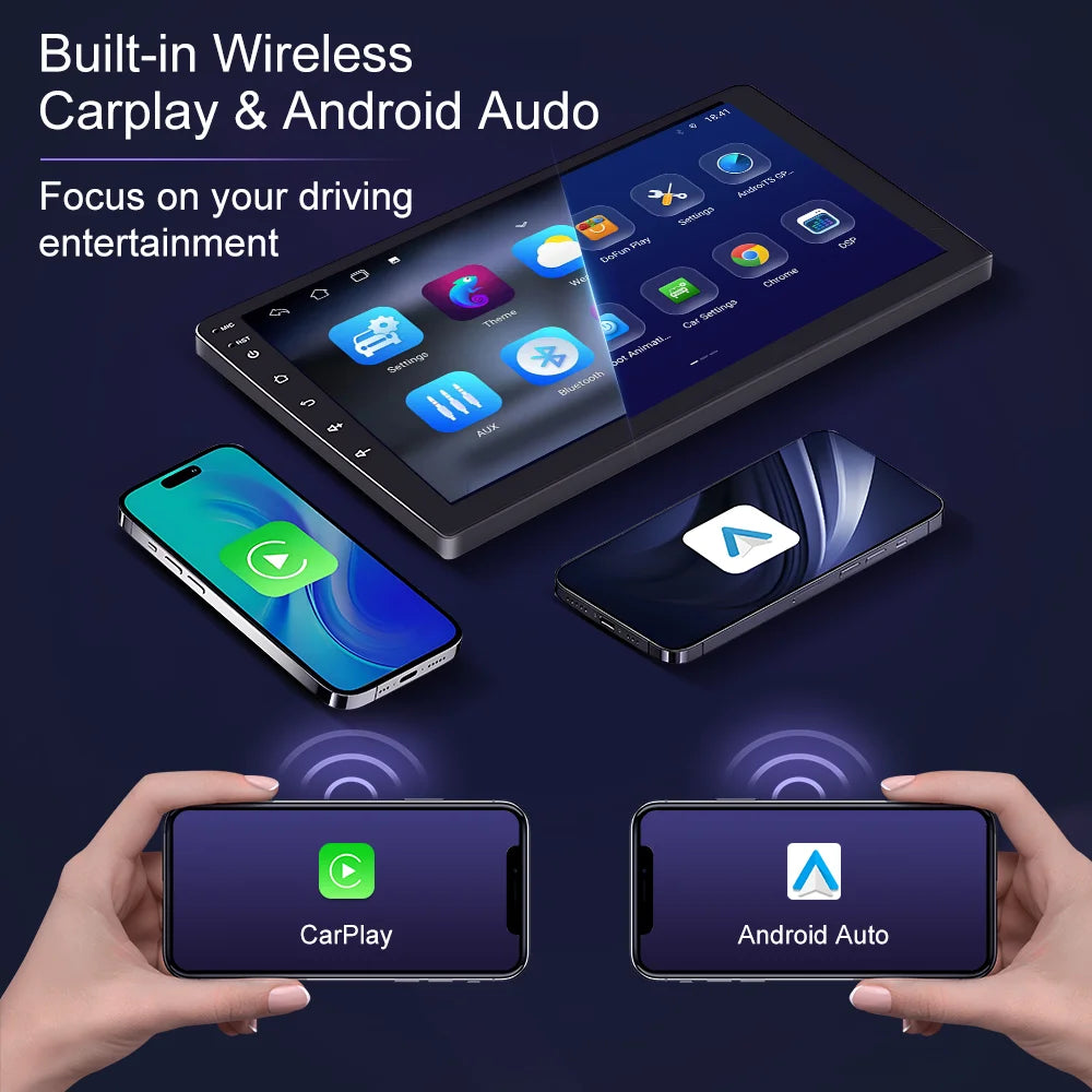 Android 16 Car Stereo for Dodge Ram 1500 2008-2012 - CarPlay & GPS Navigation