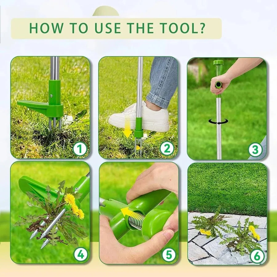 Weed Remover Tool Weeder Hand Rural Tools Field Garden Gardening Accessories Wood Root Removal Weeds Equipment Machine Agronomy