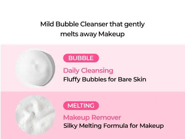 Melting Cleanse Hypoallergenic Makeup remover with Quick Bubble, Deep Pore Cleansing for all skin type, 150ml