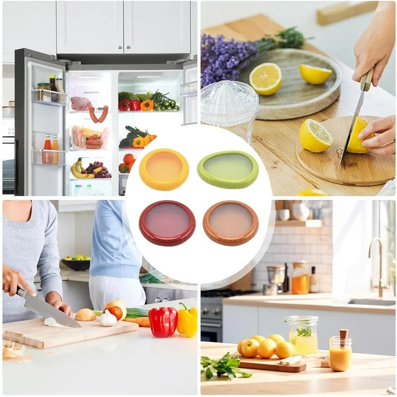 4-Piece Produce Keeper Boxes - Fridge Fruit & Veg Containers - photo 6
