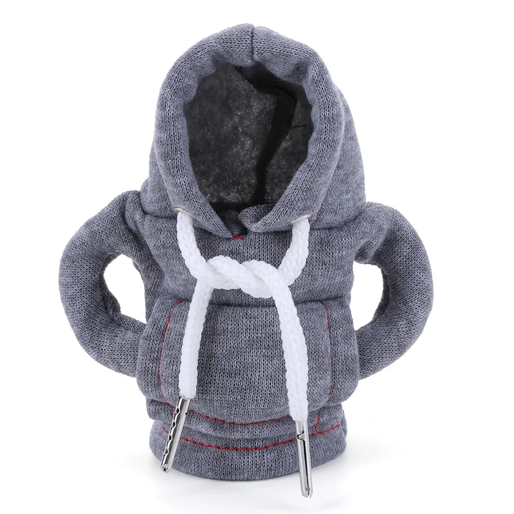 Hoodie Car Gear Shift Knob Cover Fashion Gearshift Handle Gear Lever Decorative Hoodie Sweatshirt Cover Auto Interior Accessorie