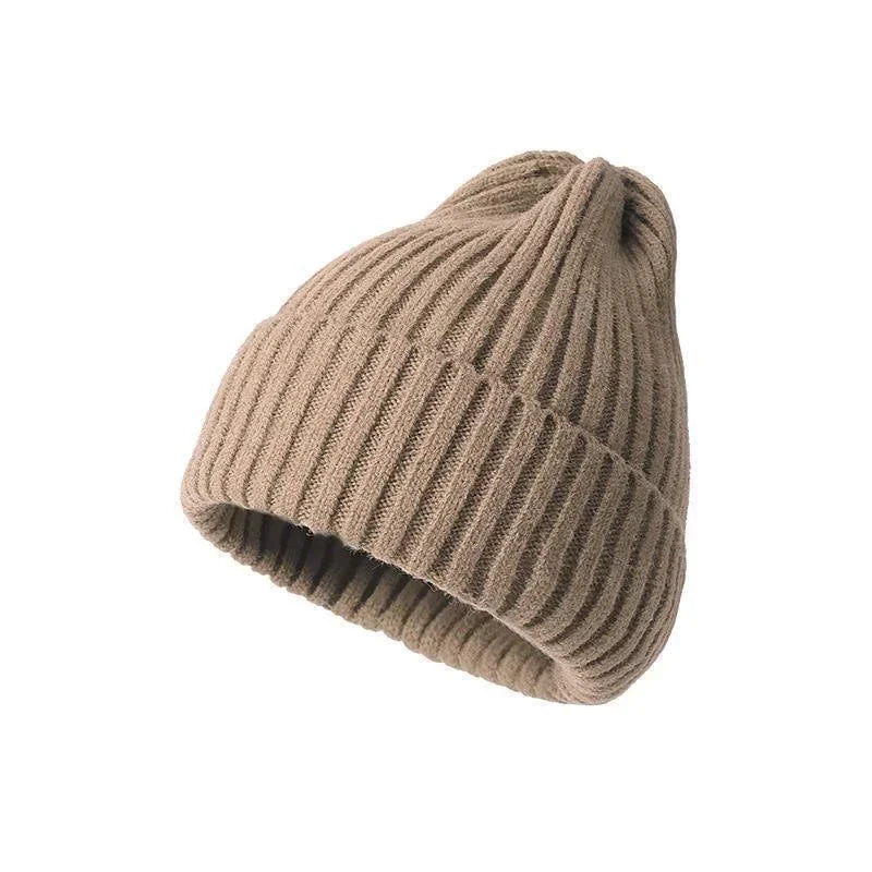 Unisex Crochet Knit Beanie - Solid Color Winter Hat for All Ages - photo 6
