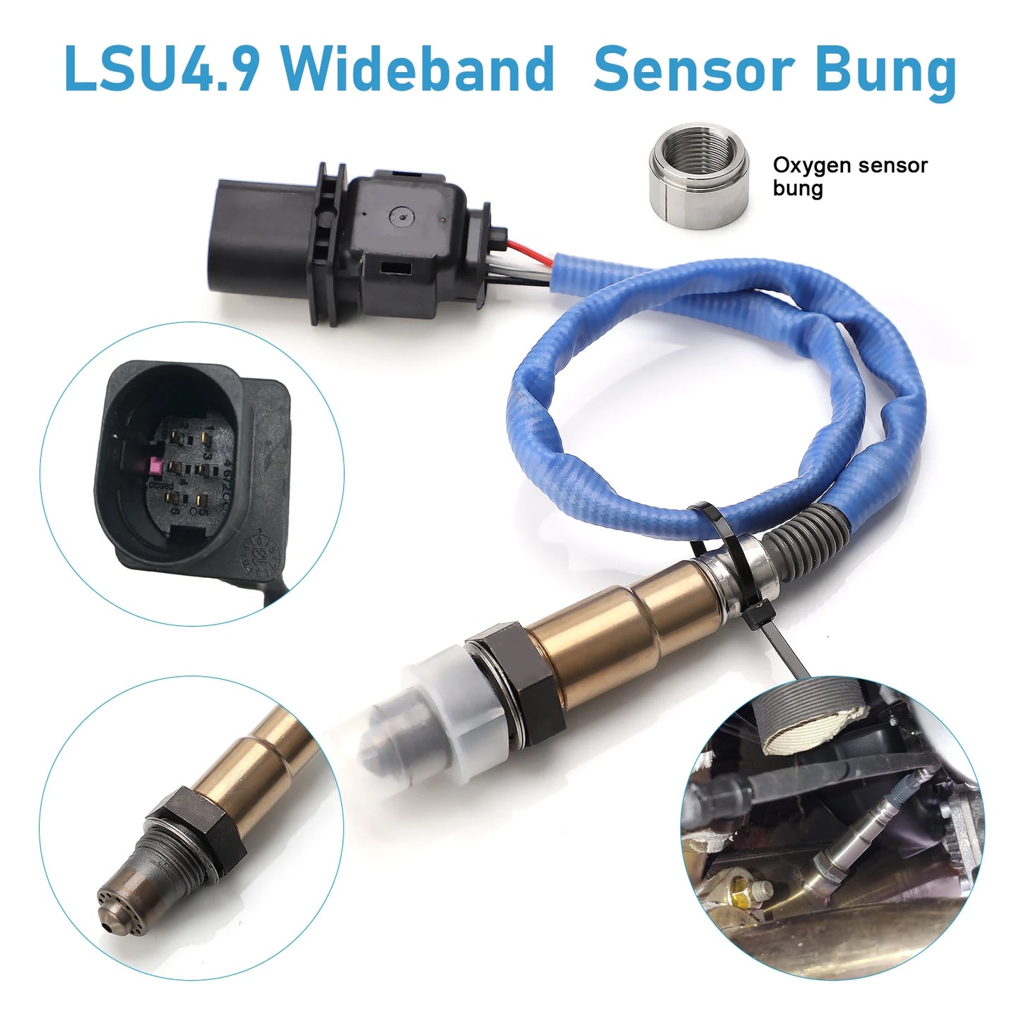 30-0300 AFR Wideband O2 Sensor Kit UEGO Wide Band LSU 4.9 Car Accessories Oxygen Sensor Gauge 0258017025 30-4110