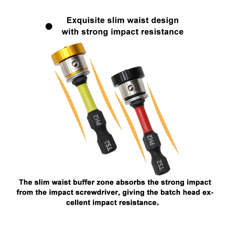 Strong magnetic circle limit gypsum board bits impact cross position anti slip screwdriver head woodwork ceiling tool accessory
