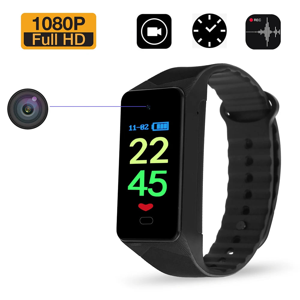 Wristband Camera Recorder — Voice-Activated HD Meeting Recorder