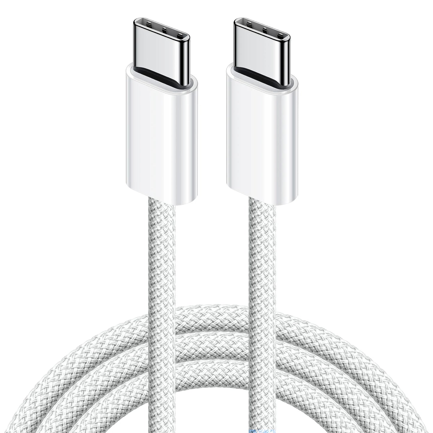 Type C to Type C Fast Charging PD 60W 1m 2m Mobile Phone Date Cable For Iphone15 16 17 Samsung Huawei USB C to C  Charger Cable