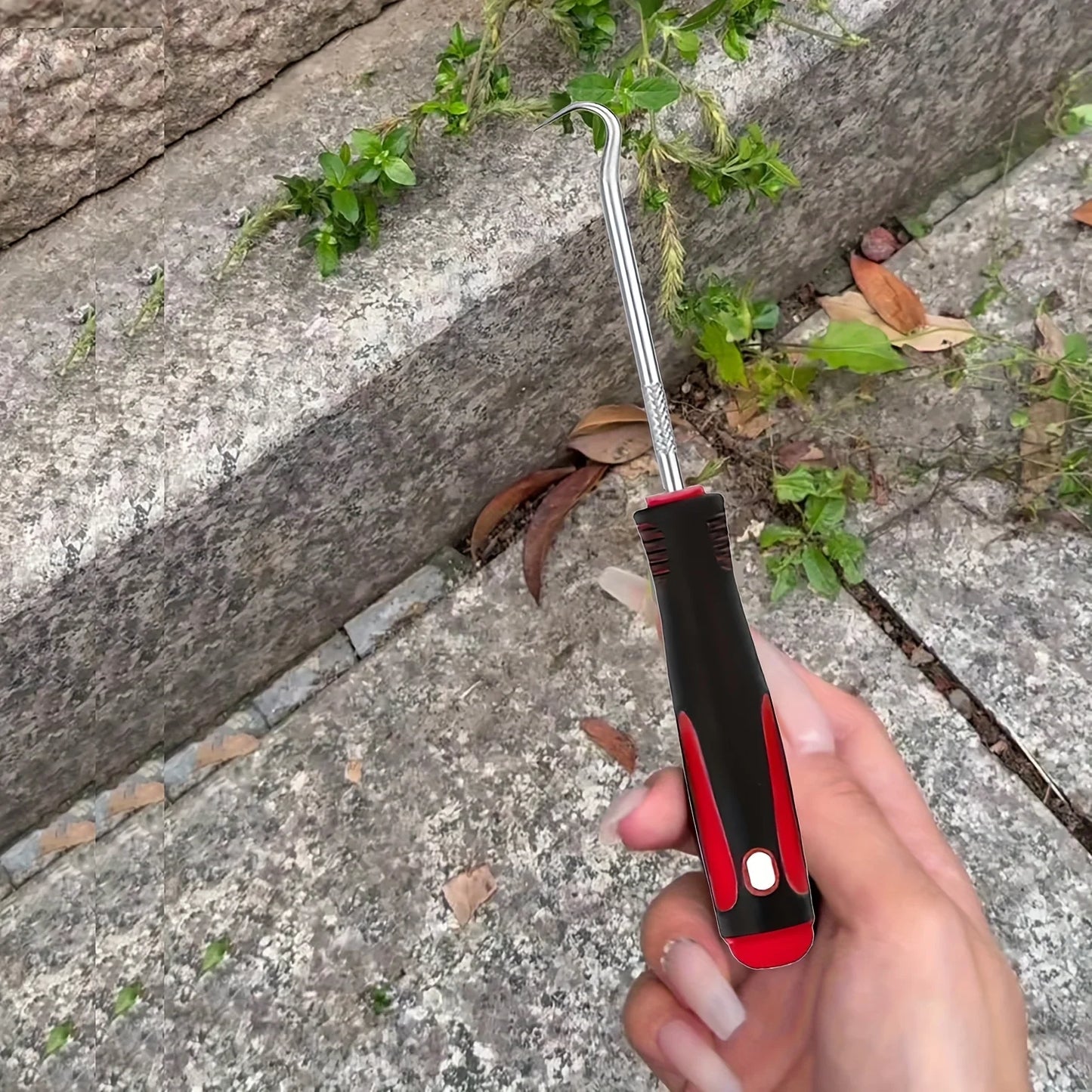 Garden Weeding Hooks Set — Metal Crack & Paving Joint Weeder