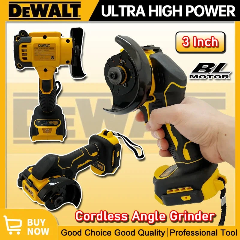 DEWALT Cordless Grinder Cutting Machine Grinding Polishing Machine Electric Diamond Cutting Grinder Power Tools Angle Grinder
