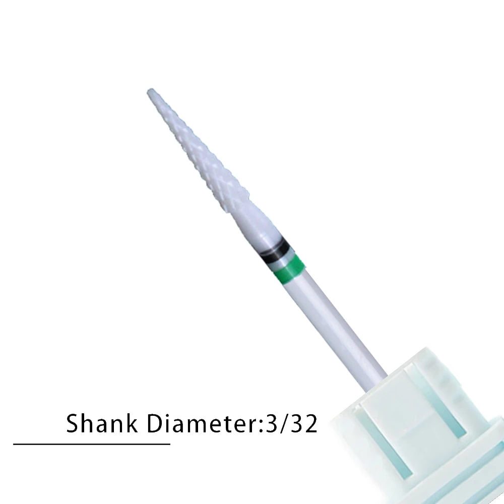 Nail Drill Bits Flame Ceramic Cutters for Manicure Electric Pedicure Nail Bits Gel Polish Remover Files Burr Nail Accessories