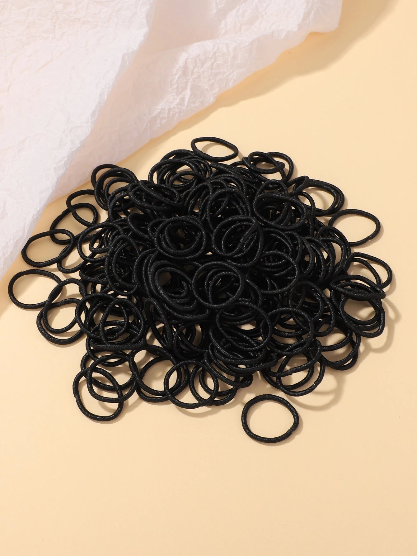 MMAlto 100 Pcs Colorful Mini Hair Ties – Soft Nylon Elastic Rubber Bands for Baby Girls & Kids