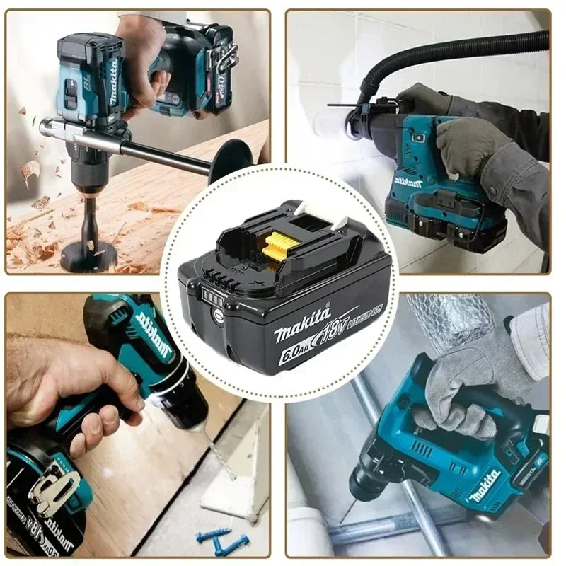Makita 18V battery High Capacity Original Genuine 3Ah 5Ah 6Ah 9Ah Li-ion for Cordless Drill Grinder Wrench Handheld Tools