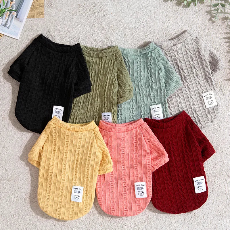 Knit Pet Sweater for Cats and Small Dogs - Warm Autumn Winter Pullover - photo 2