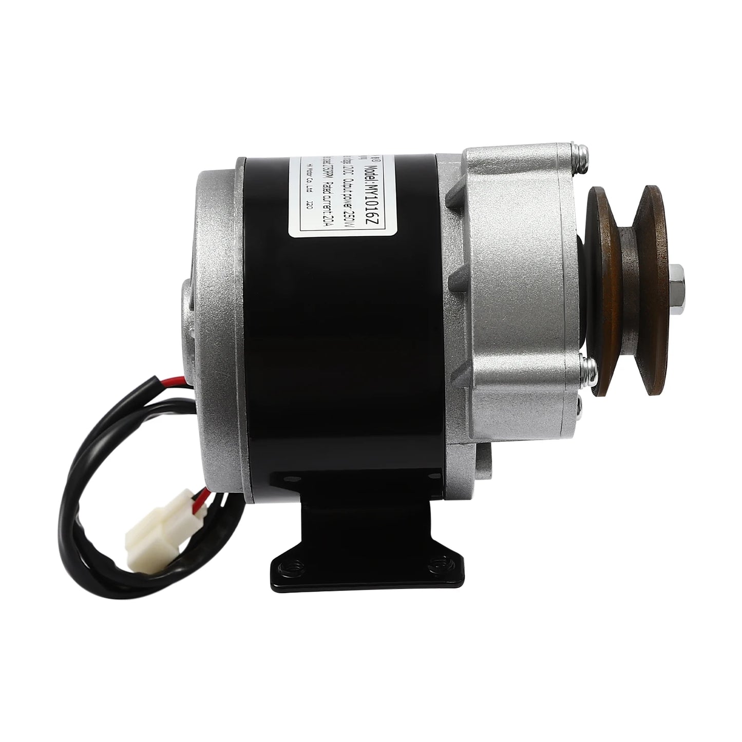 12V 250W Gear Reduction Electric Motor with Belt Pulley DC Motors Reductor for E‑bike Scooter