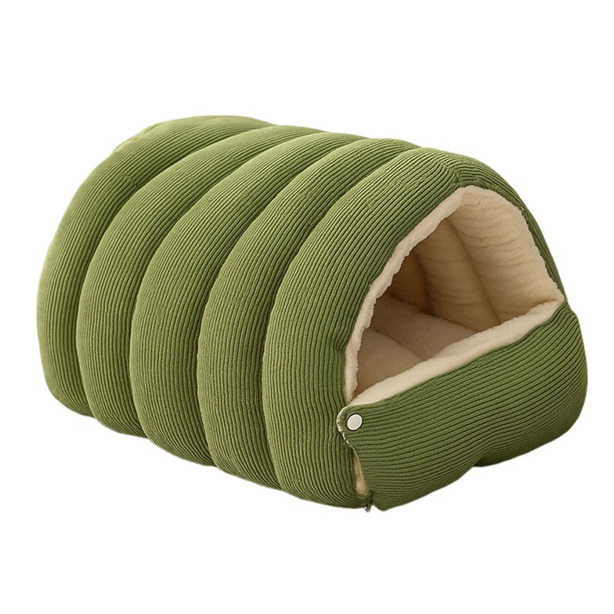 Winter Plush Cat Cave Bed - Thick Warm Kitten House - photo 9