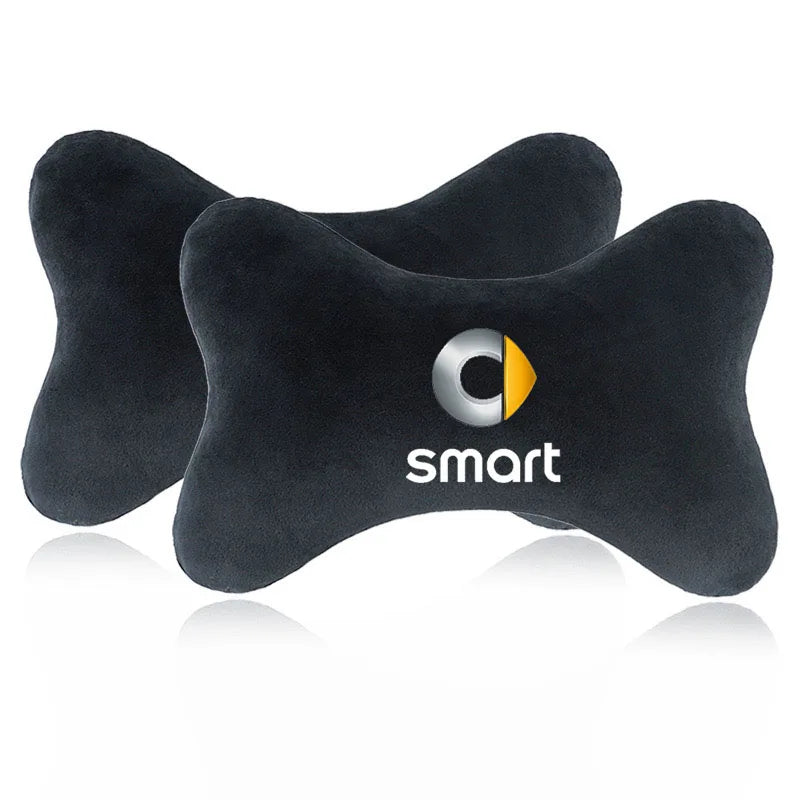 For Smart Fortwo Forfour 453 451 450 Car Headrest Neck Support Seat Soft Neck Pillow Auto Accessories