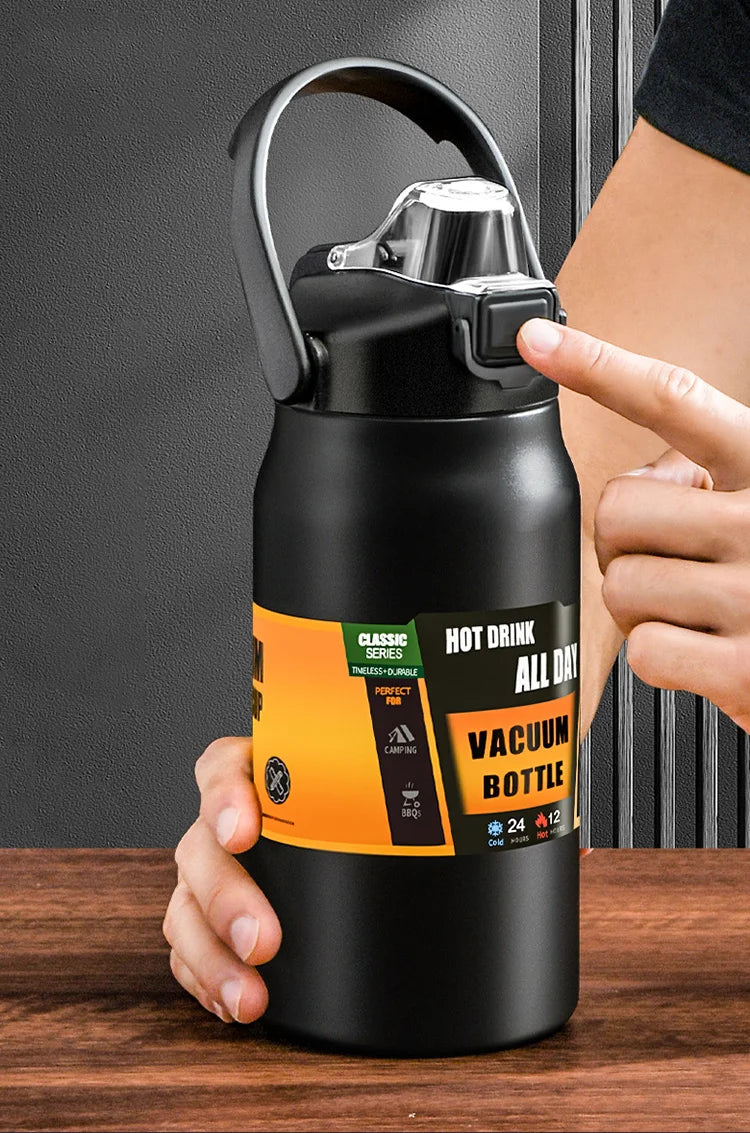 Stainless Steel Insulated Tumbler with Straw - Hot and Cold Travel Mug