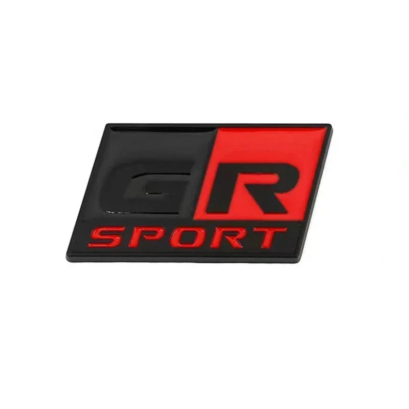 3D Metal Car Sticker Labeling Emblem Badge Decals For Toyota sport GR Sport RAV4 C-HR Avensis Prado Prius Car Auto Accessories